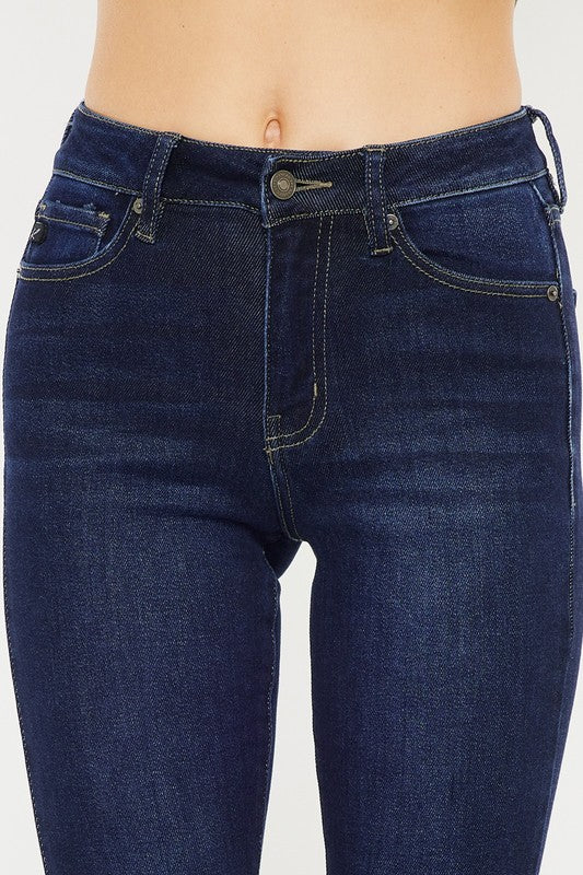 High Rise Dark Wash Flare from Kancan Denim