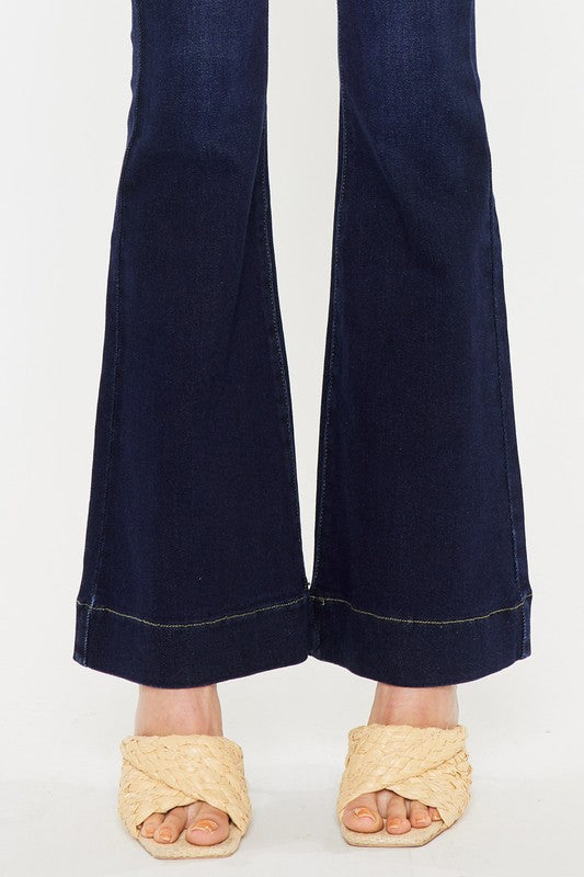 High Rise Dark Wash Flare from Kancan Denim