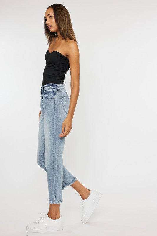 High Rise Straight Fit Jeans~ Kancan Denim