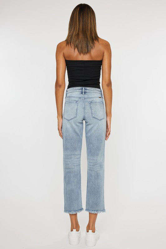 High Rise Straight Fit Jeans~ Kancan Denim