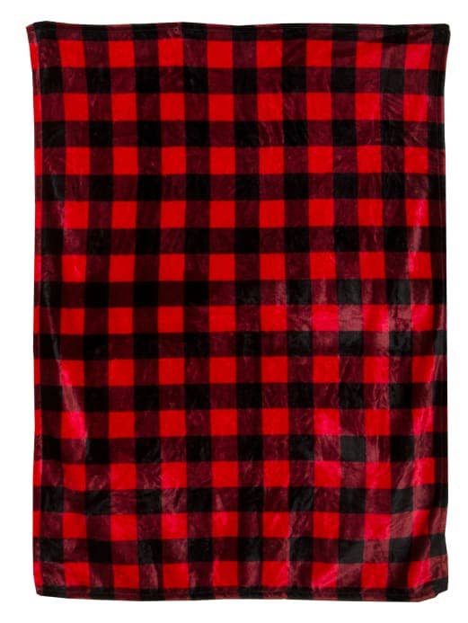 Linen Mart - Cozies Travel Blanket: Flower Power