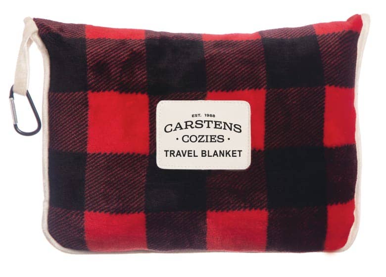 Linen Mart - Cozies Travel Blanket: Flower Power