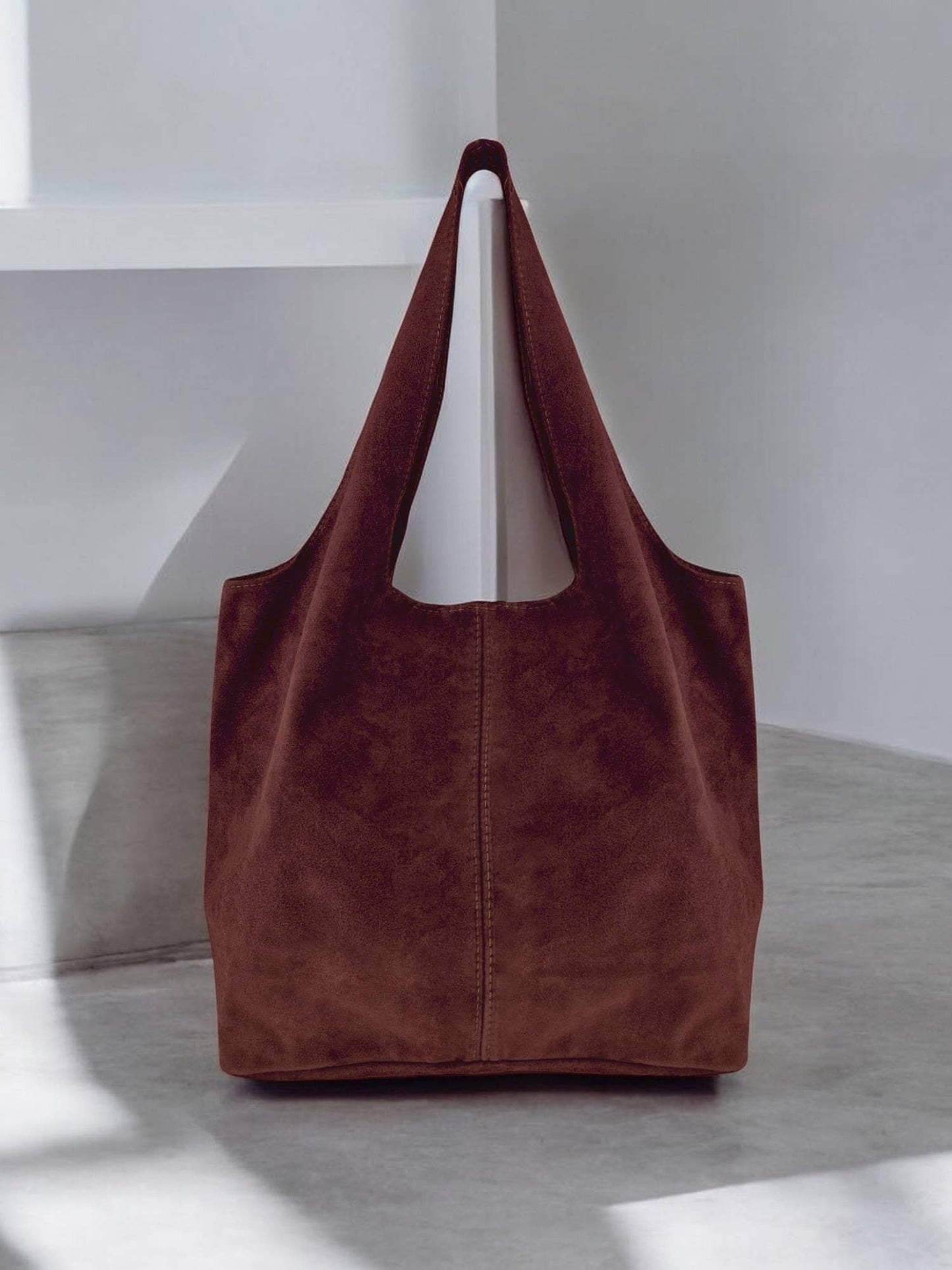 Giannina Suede Leather Shoulder Bag