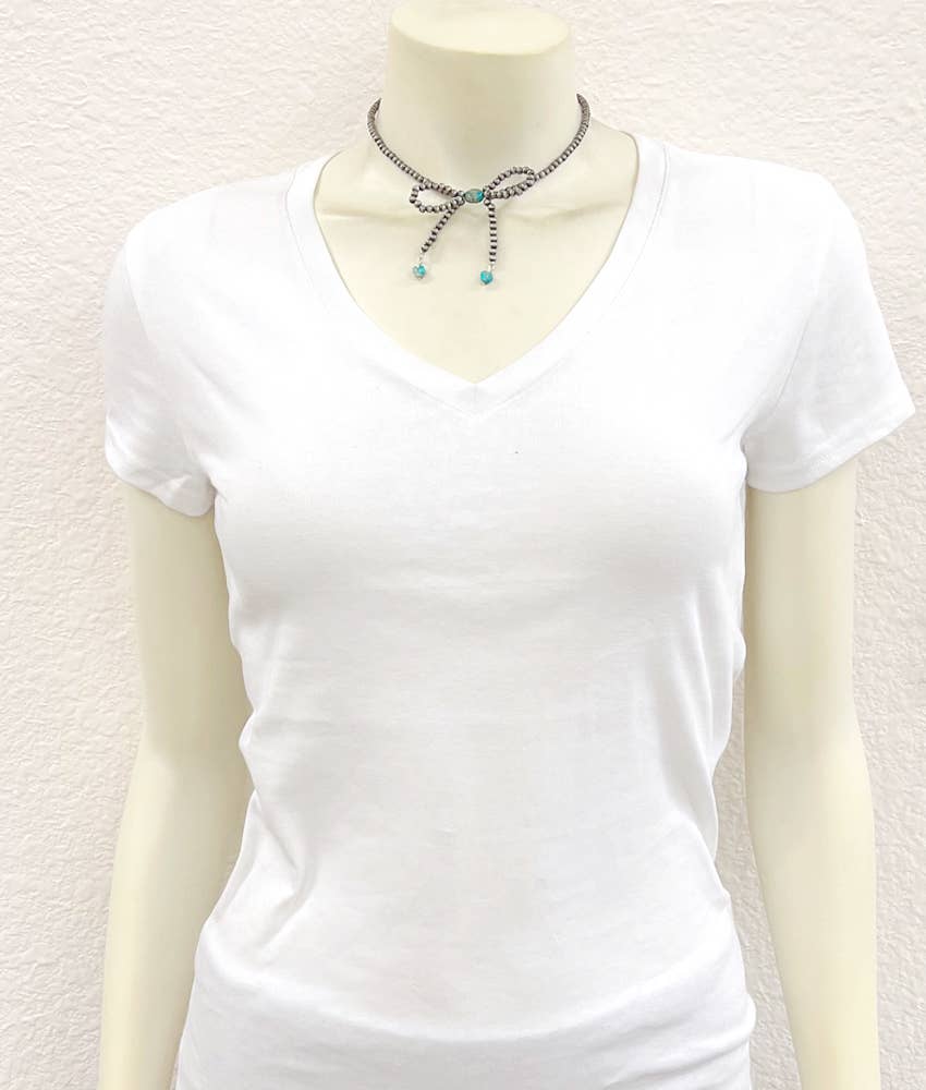 ISAC Trading Inc - 738339, Handmade Ribbon Bow Necklace