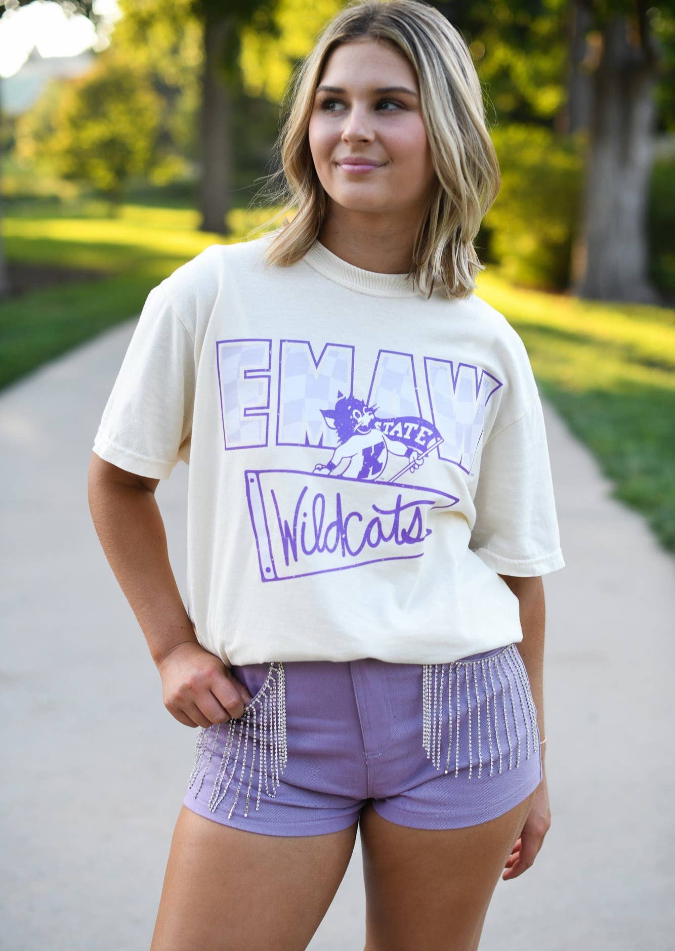 The Collective Apparel Brand - Kansas State - EMAW Wildcats Tee: S
