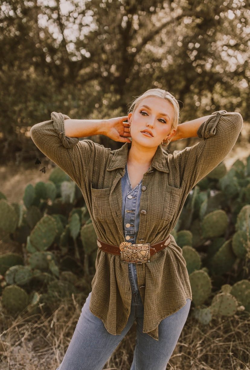 Acres Button Up