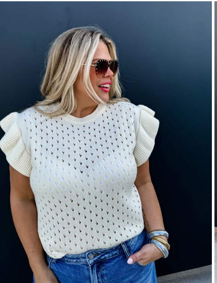 Casey Ruffle Sleeve