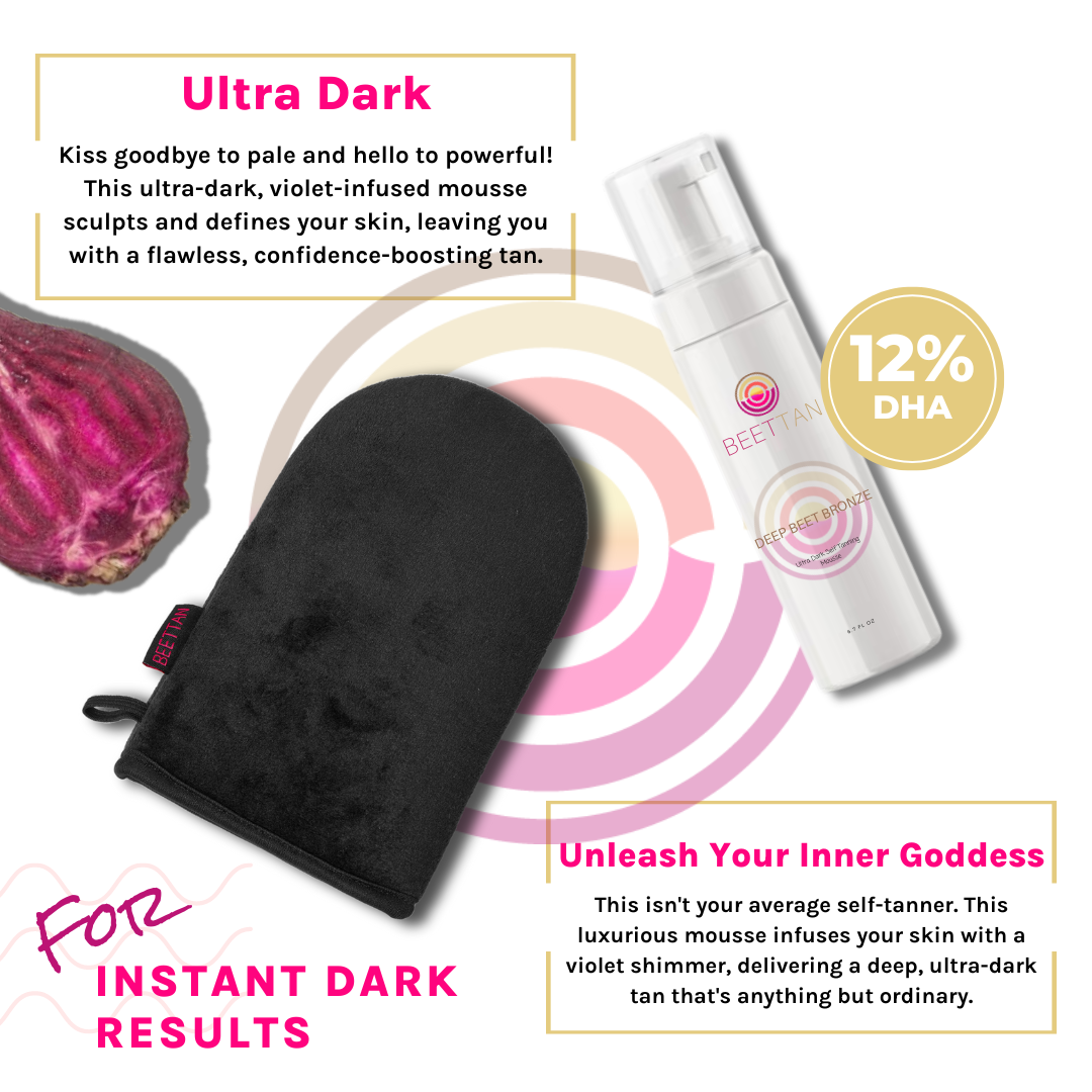 Beettan LLC - Self Tanning mousse- Deep Beet Bronze (Ultra DARK)