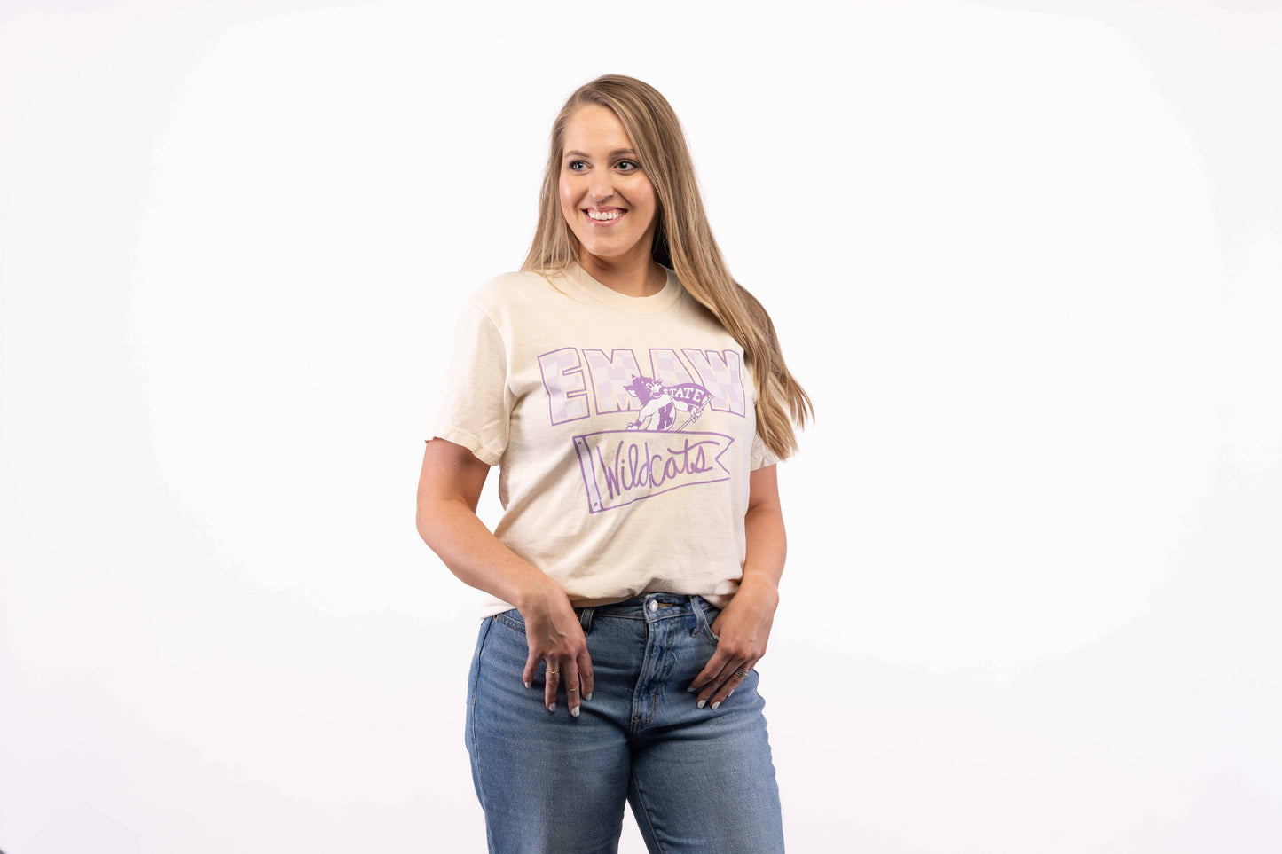 The Collective Apparel Brand - Kansas State - EMAW Wildcats Tee: S