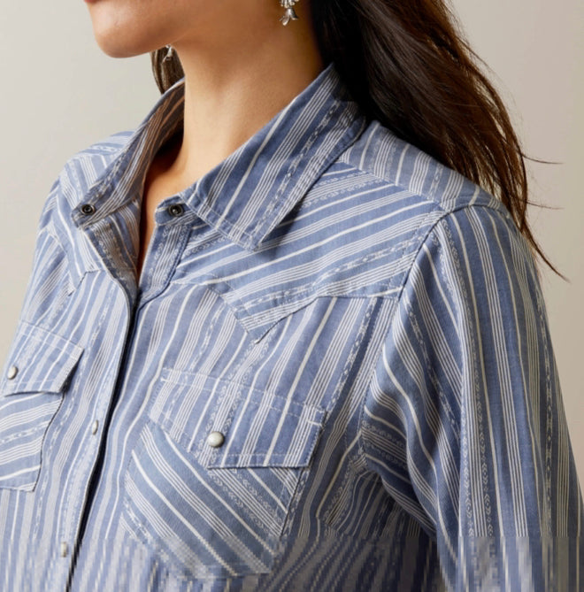 Ariat~ Windward LS Button Up