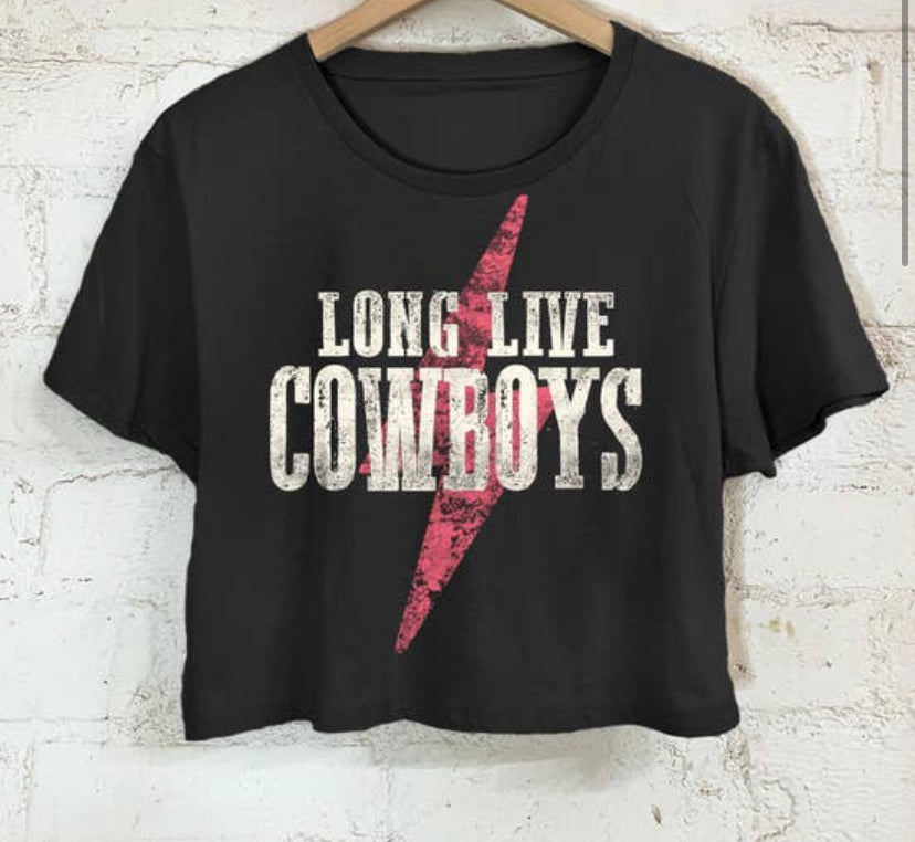 Long Live Cowboys Vintage Western T Shirts Gift for Him - Happy