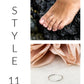 Sterling Silver Toe Rings