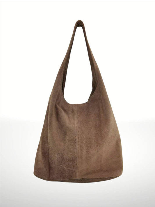 Suede Leather Bag Silvia