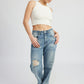 RIB CROPPED TANK TOP