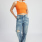 RIB CROPPED TANK TOP