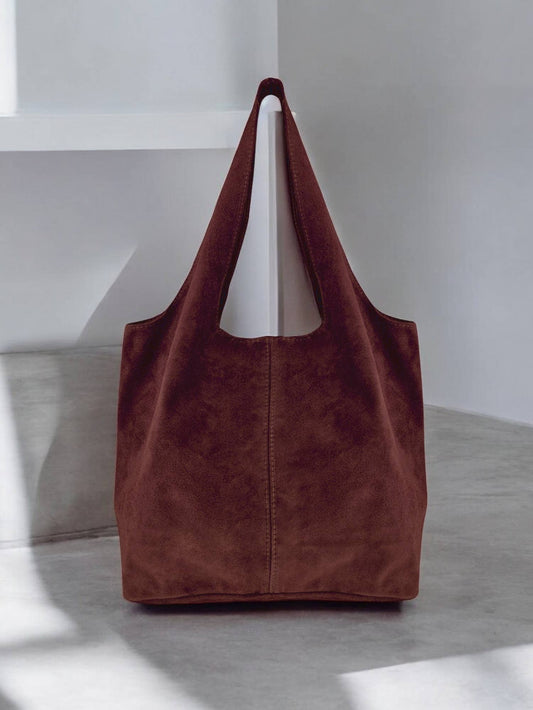 Giannina Suede Leather Shoulder Bag