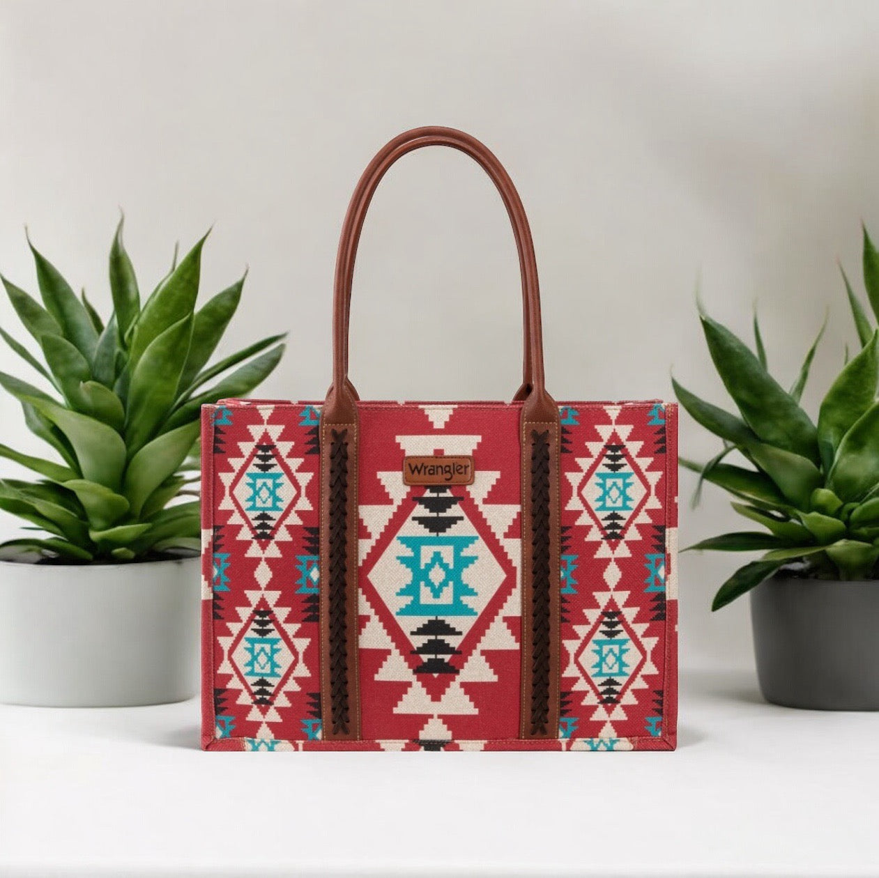 Southwestern Wide Tote Bag