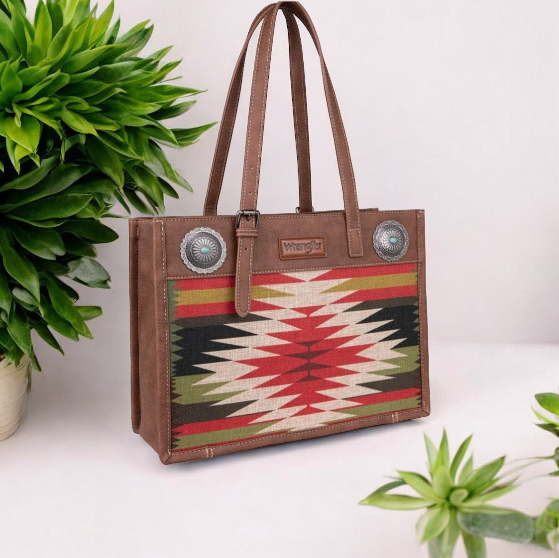 Leather Art Print Tote Bag