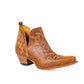 Maisie Stitched Leather Boots Rich Honey