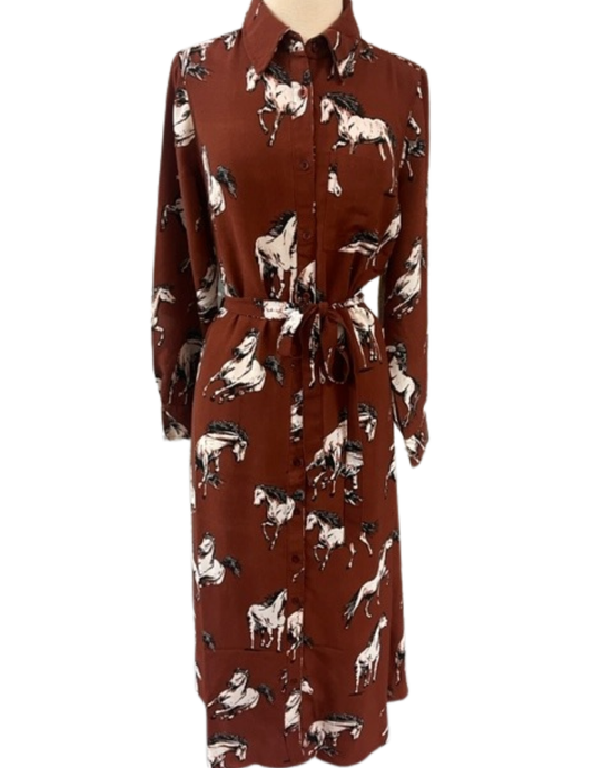 Horse Print Dress