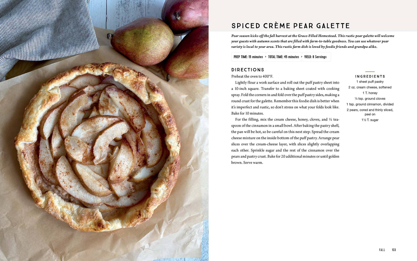 Harvest House Publishers Gift & Specialty Books - The Grace-Filled Homestead Cookbook: Paperback / English