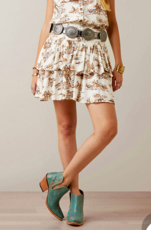 Ariat~Western Aloha Skirt