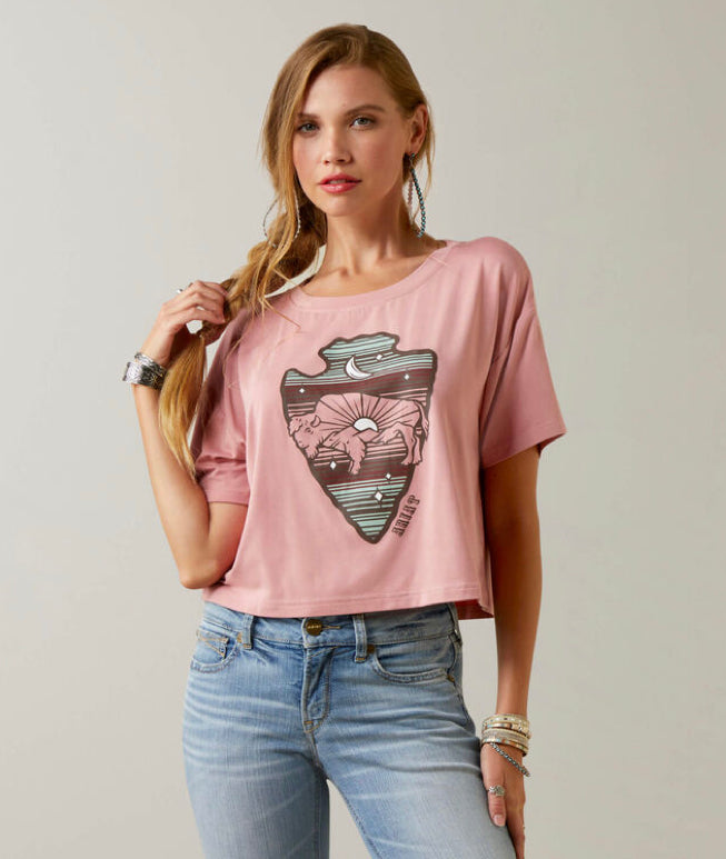 Ariat~ Buffalo Rising Tee