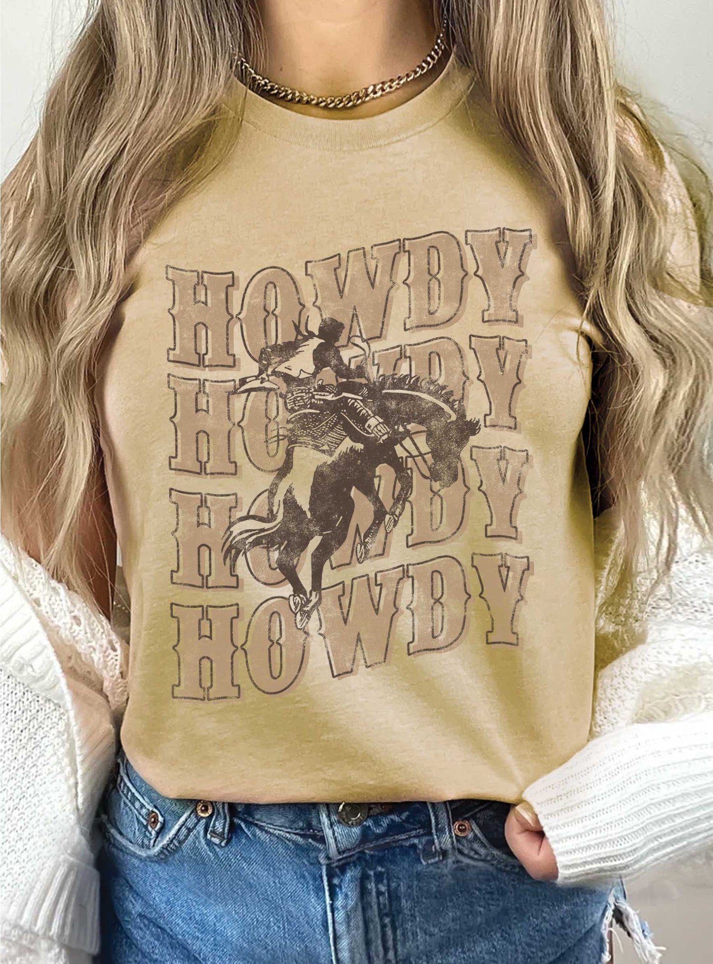 Rustee Clothing - HOWDY COWBOY GRAPHIC TSHIRTS