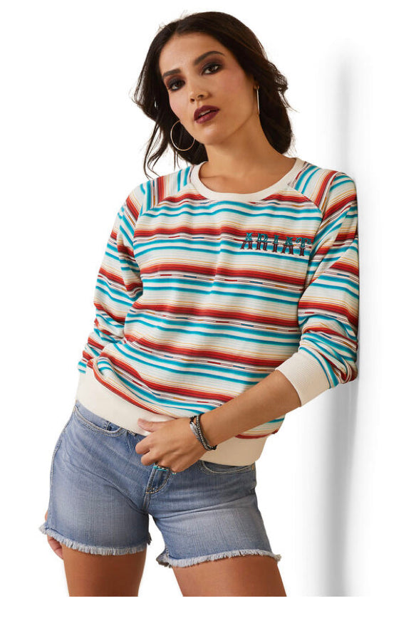 Ariat ~ Real Rosa Serape Sweatshirt