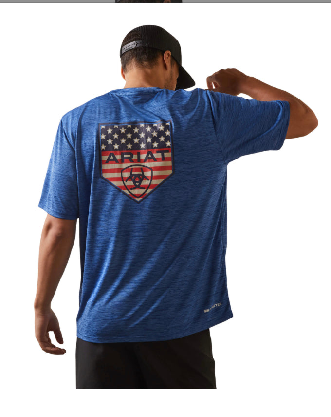 Ariat~Charger Proud Shield SS T-Shirt