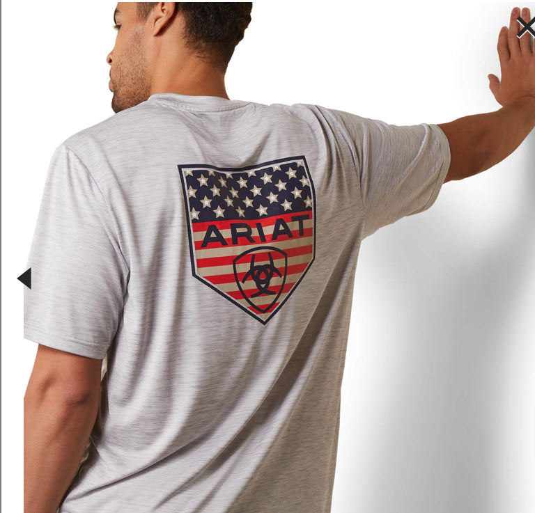 Ariat~Charger Proud Shield T-Shirt